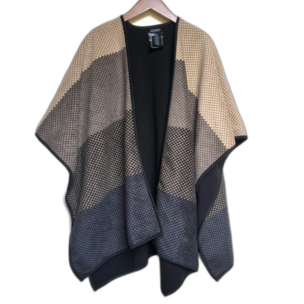 Nicole Miller Original Reversible Wrap Size One Size Winter Soft Warm Chic